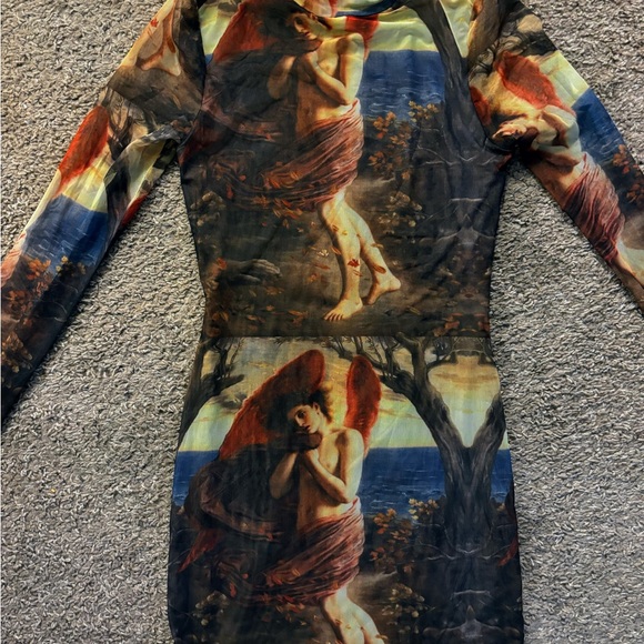 AKIRA brand Woman’s size small Watercolor painting dress Like new condition - Picture 9 of 16